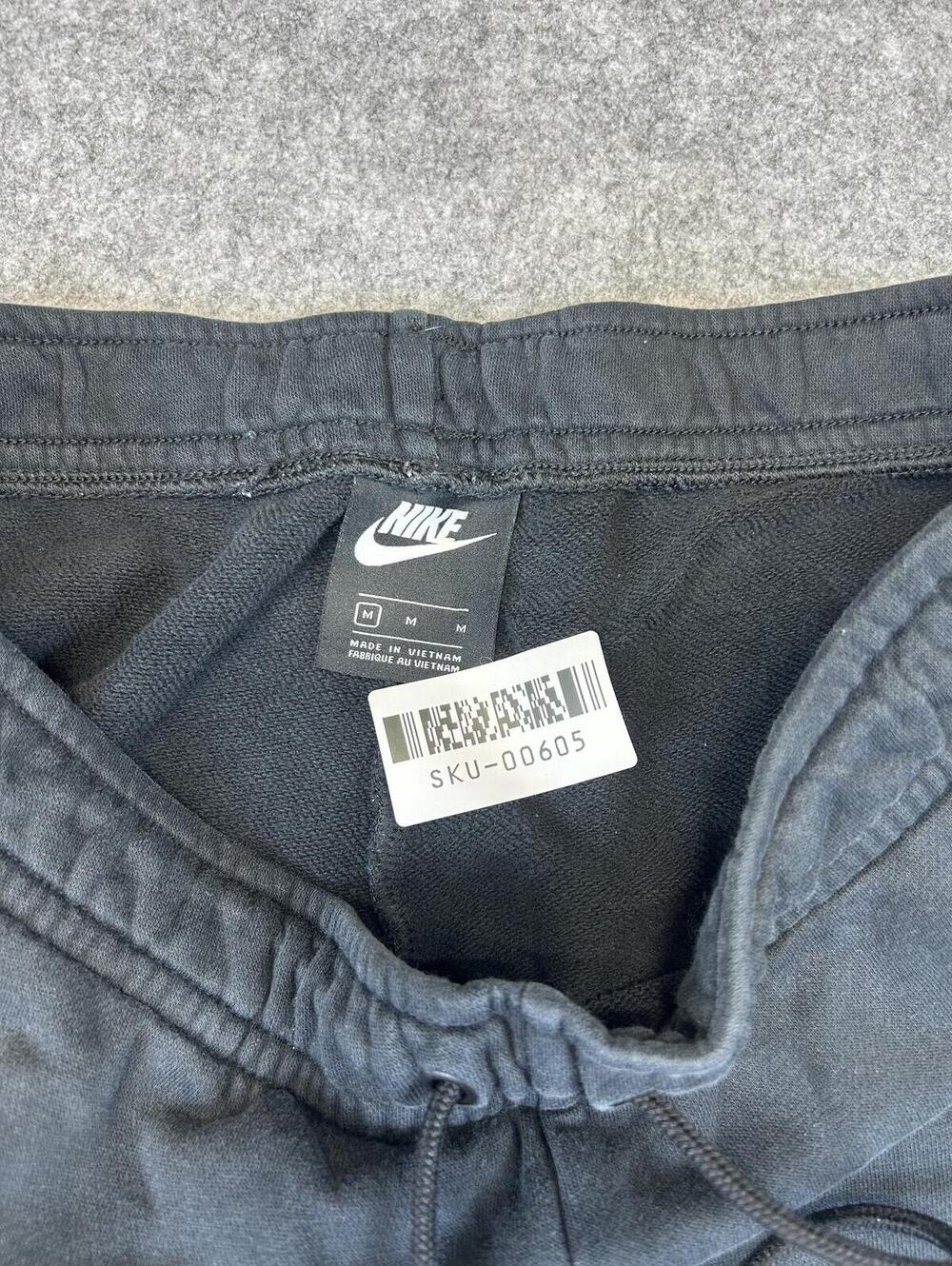 Nike Sweatpant Joggers Sz M Black Athletic Drawstring Swoosh Logo Sweats - Picture 3 of 7